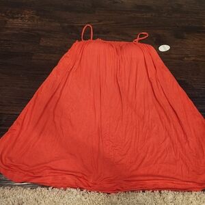 Soma coral soft jersey flowy short dress XL NWT